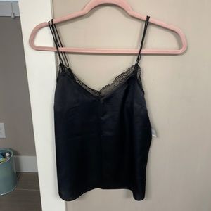 Black Abercrombie lace cami - never worn